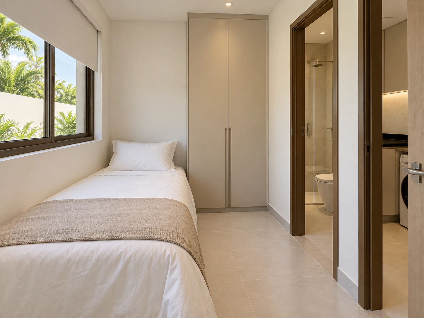 Quarto de serviço da Casa Verticale